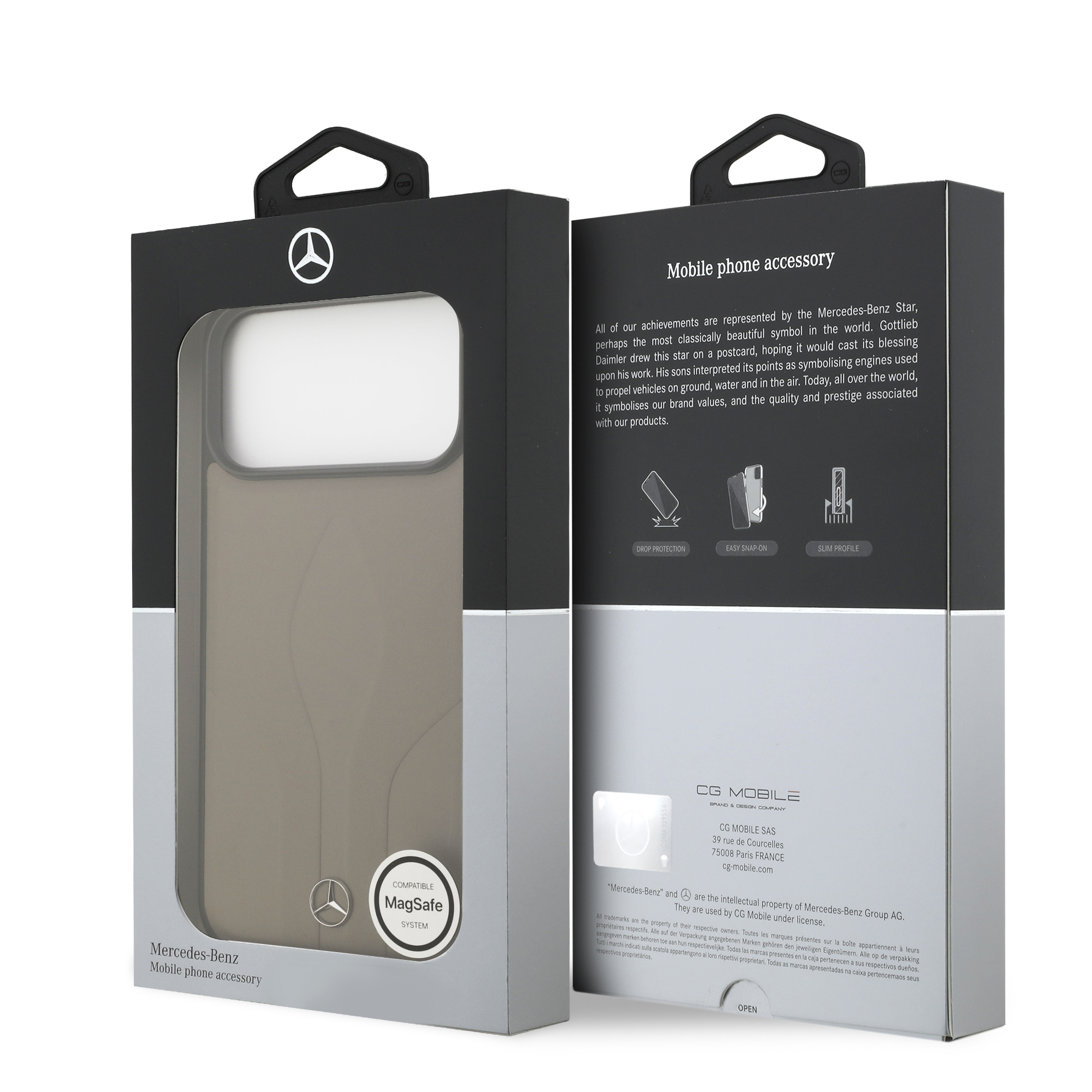 iPhone 17 Pro Max - MERCEDES BENZ Leather The Move Taupe - 8