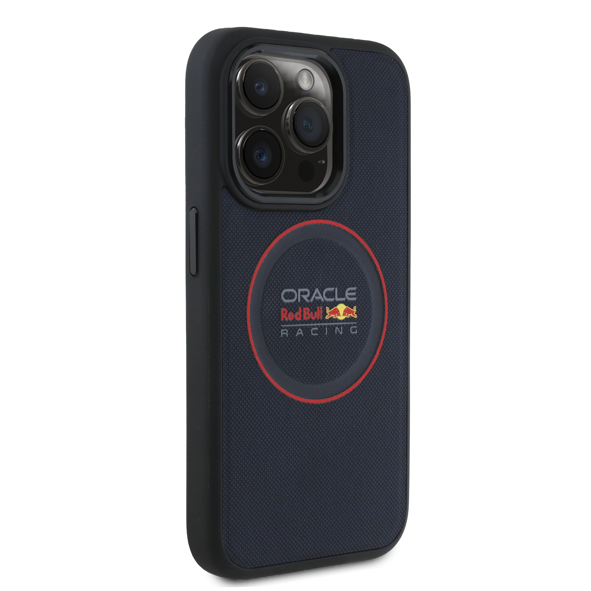 iPhone 15 Pro Max - REDBULL RACING Leather Wit Red Ring Navy - 4