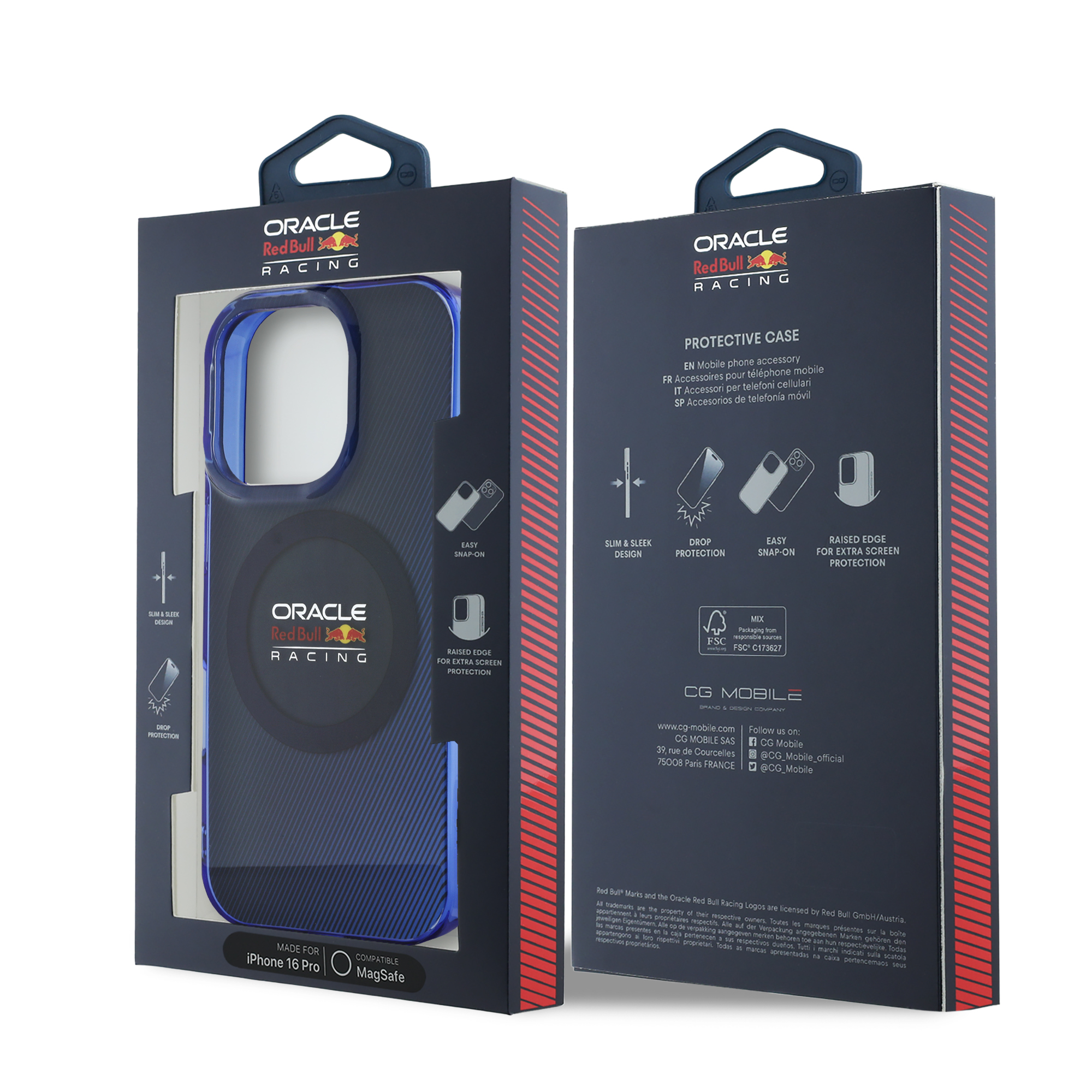 iPhone 16 Pro - REDBULL RACING Double Layer Navy - 8