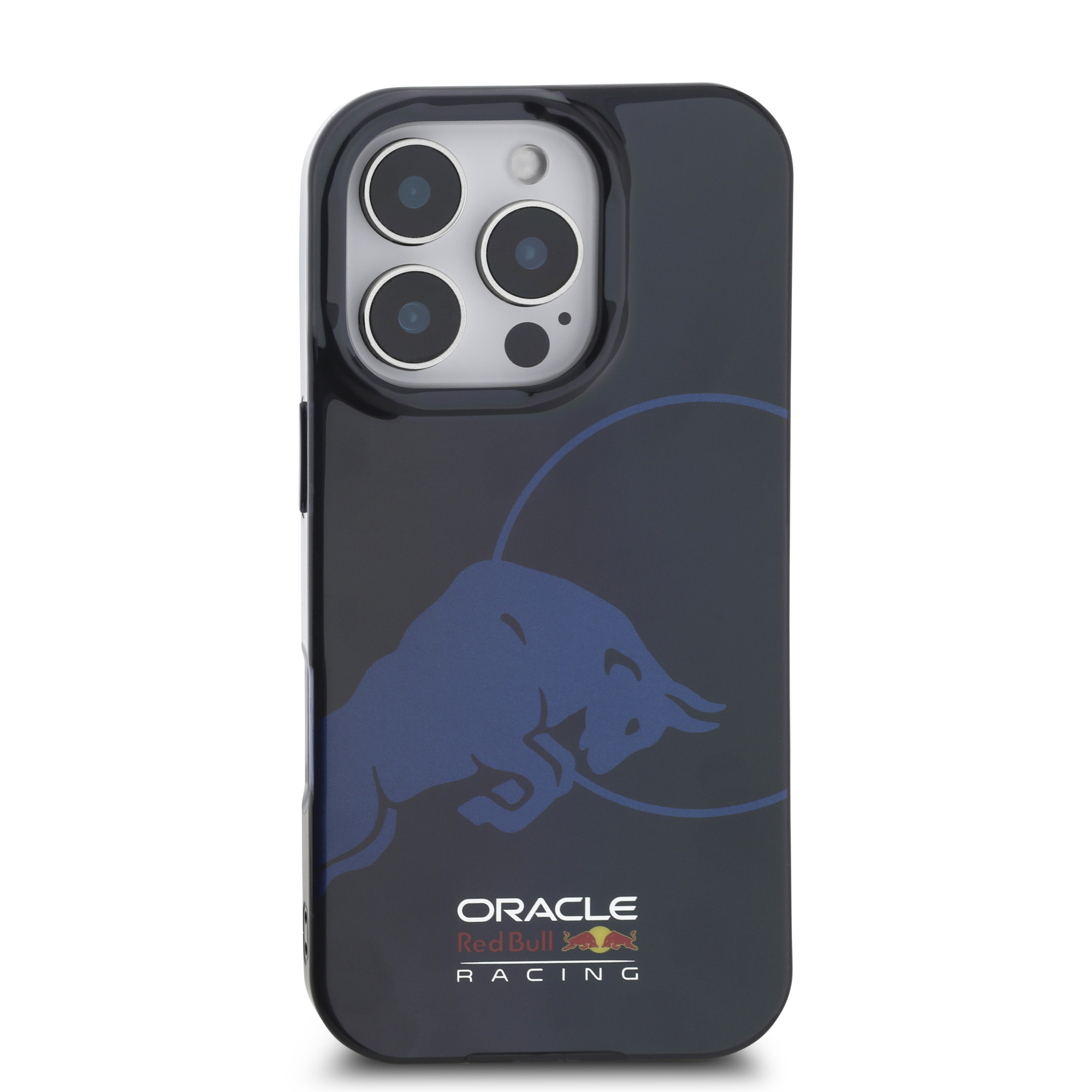 iPhone 16 Pro - REDBULL RACING IML Transparent Single Bull Navy