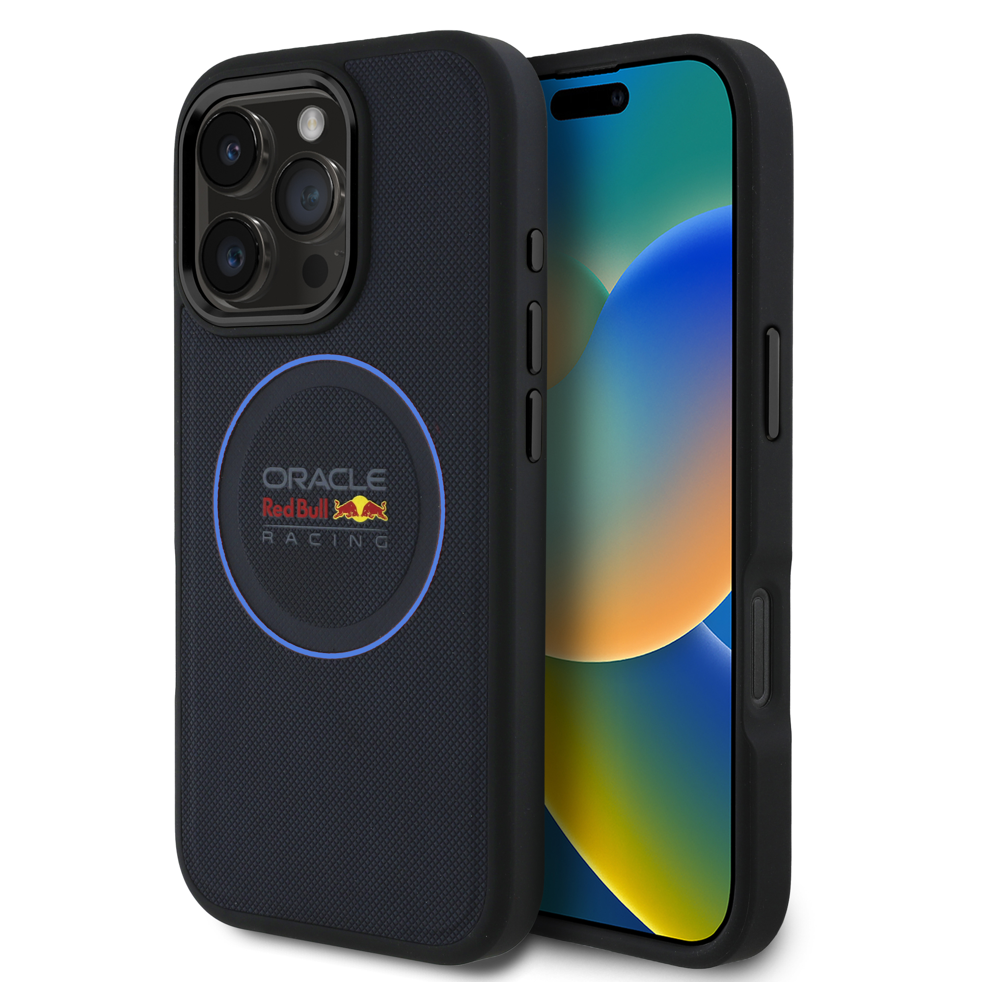iPhone 16 Pro - REDBULL RACING Meshed Leather Navy - 2