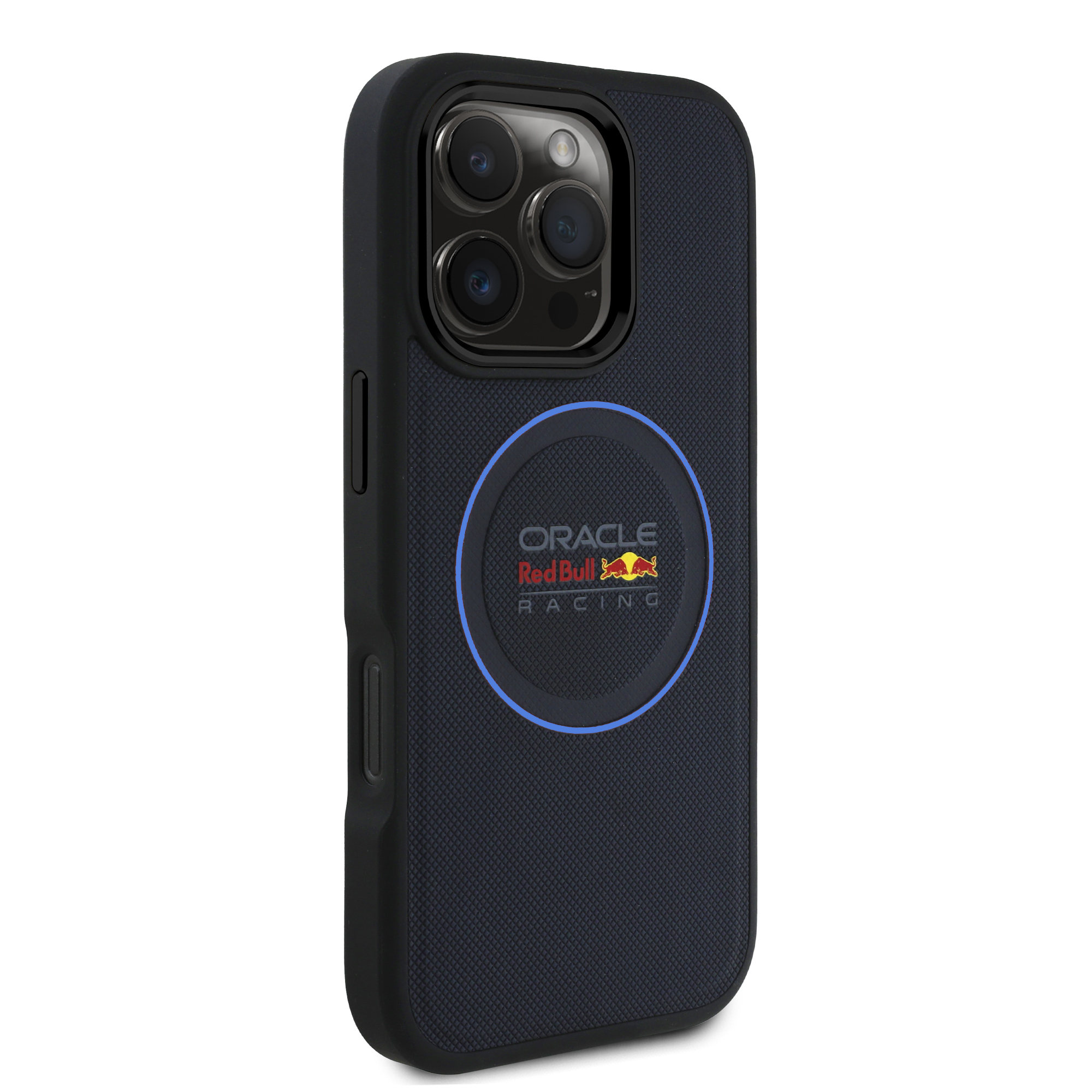 iPhone 16 Pro - REDBULL RACING Meshed Leather Navy - 4