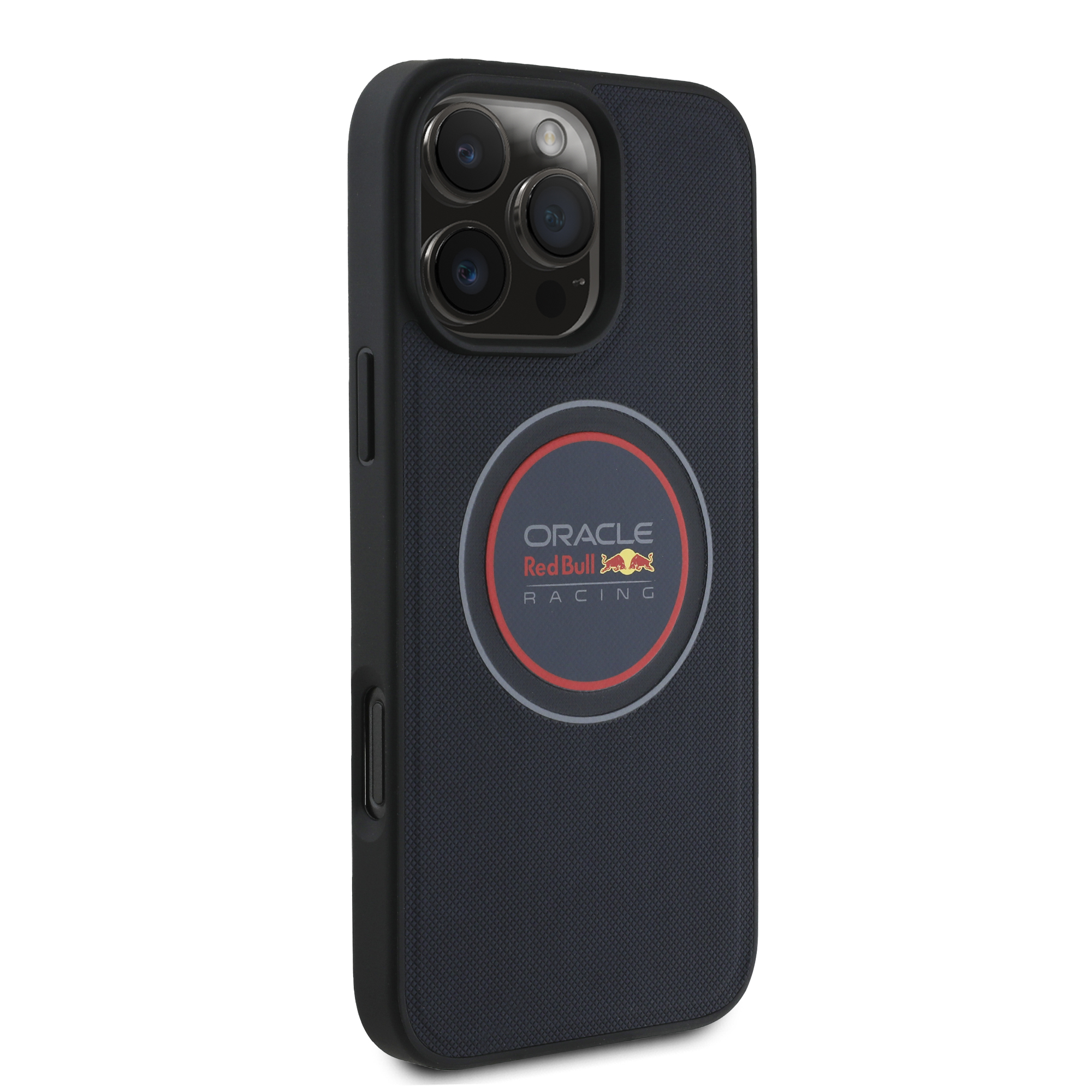 iPhone 16 Pro - REDBULL RACING Meshed Leather Red Ring Navy - 4