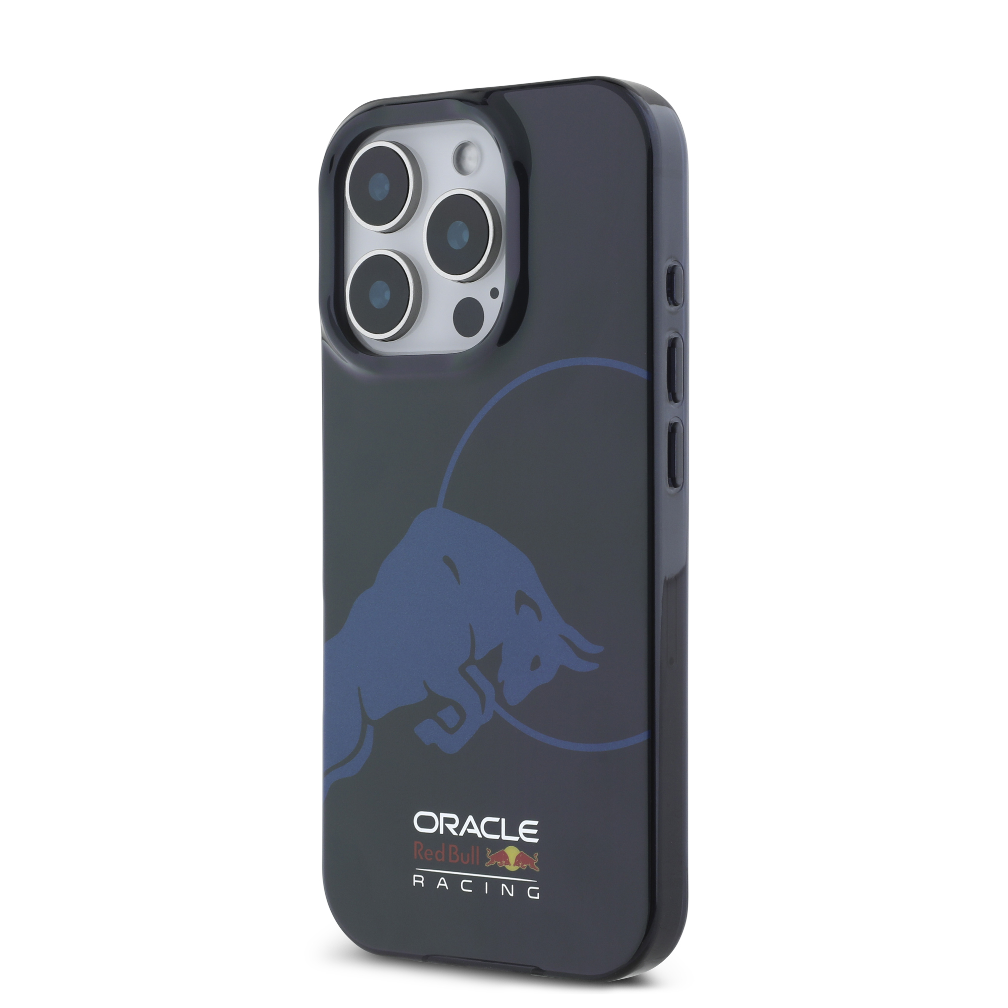 iPhone 16 Pro Max - REDBULL RACING Transparent Single Bull Navy - 3
