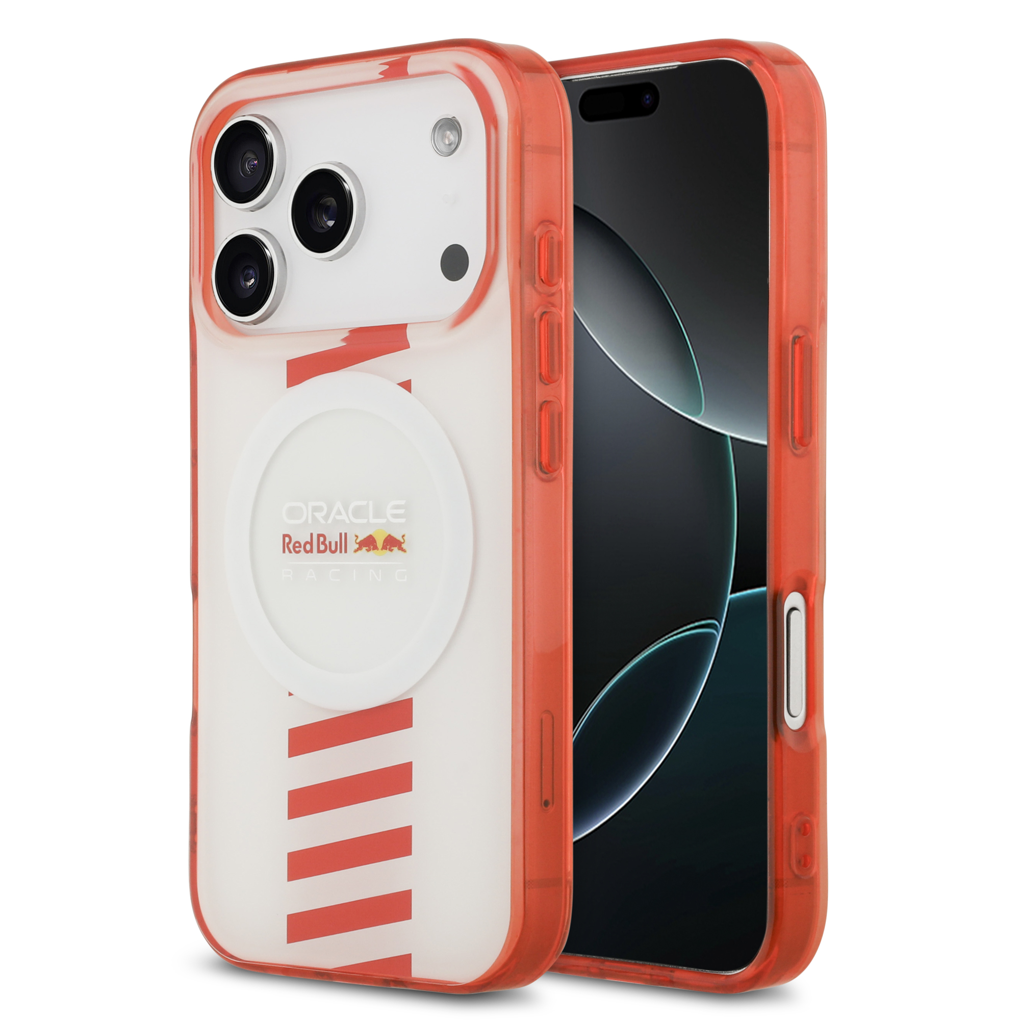 iPhone 17 Pro - REDBULL RACING Double Layer Centered Powerbar White - 2