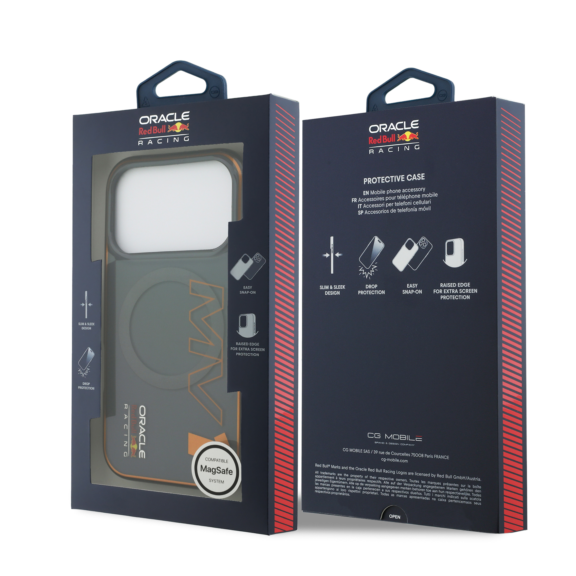 iPhone 17 Pro - REDBULL RACING Double Layer Max Verstappen Grey - 8