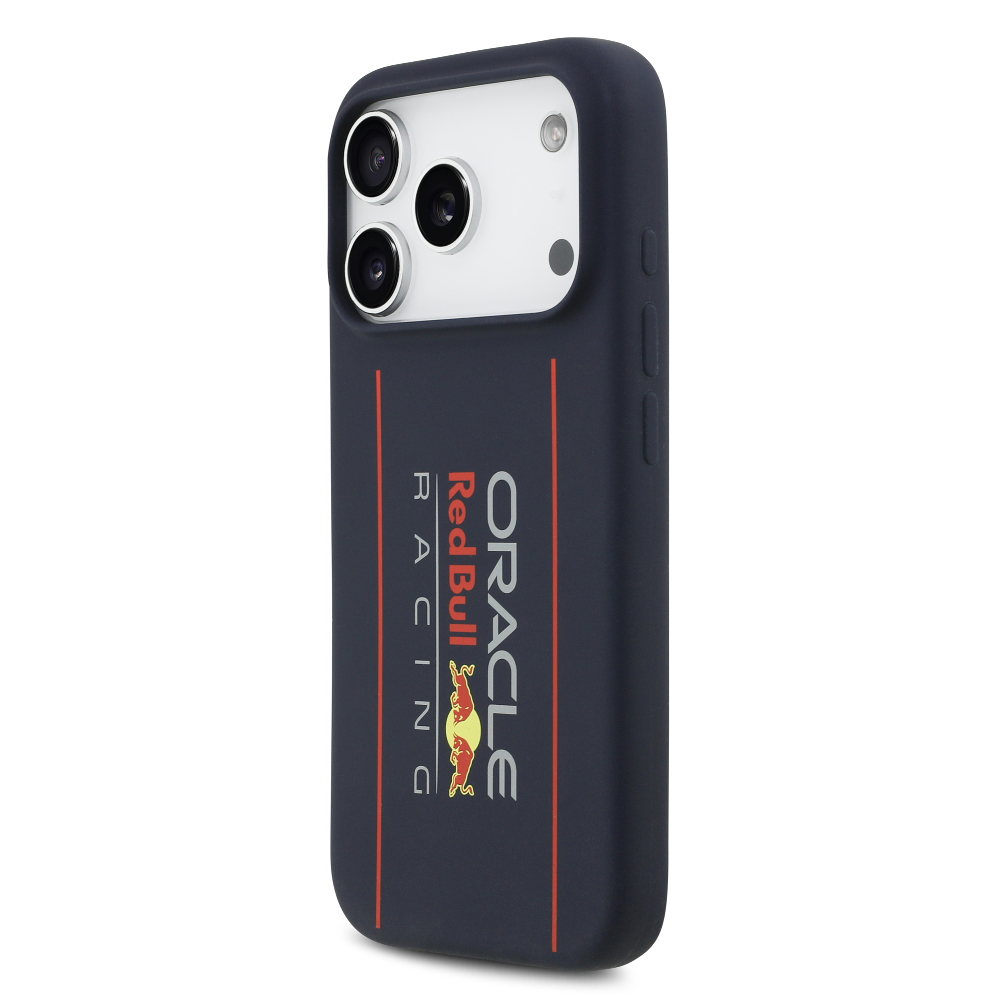 iPhone 17 Pro - REDBULL RACING Liquid Silicone Oversize Vertical Logo Navy - 2