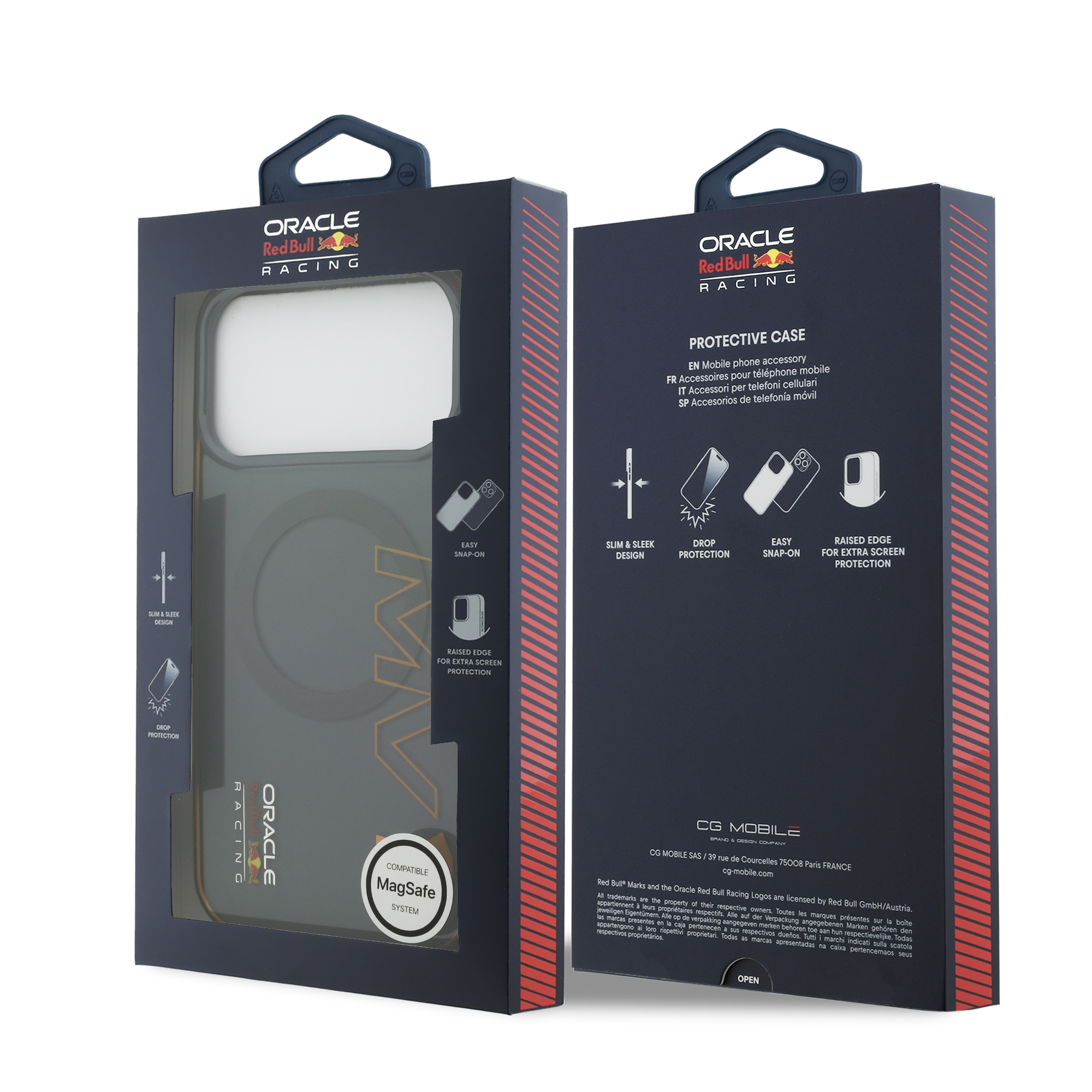 iPhone 17 Pro Max - REDBULL RACING Double Layer Max Verstappen Grey - 8