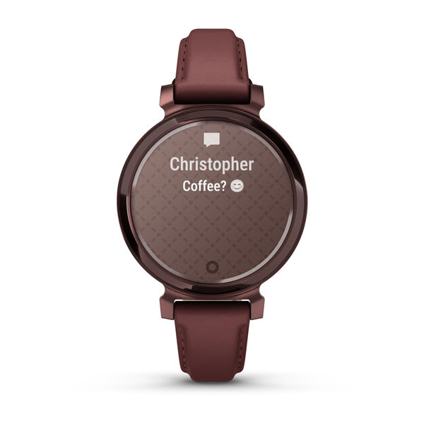 Garmin - Lily 2 Classic Dark Bronze Mulberry Leather - 4