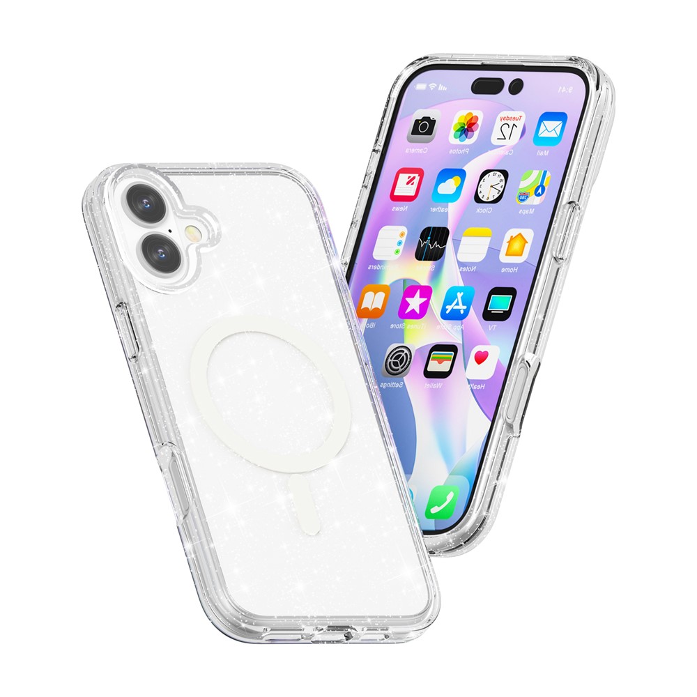iPhone 17 - Glitter Powder With MagSafe Transparent - 3