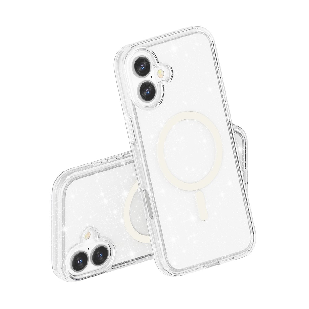 iPhone 17 - Glitter Powder With MagSafe Transparent - 5