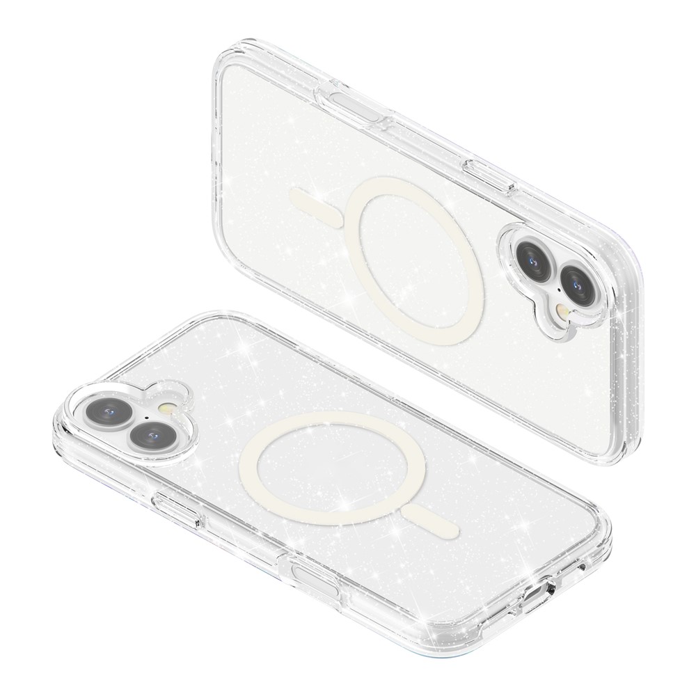 iPhone 17 - Glitter Powder With MagSafe Transparent - 6