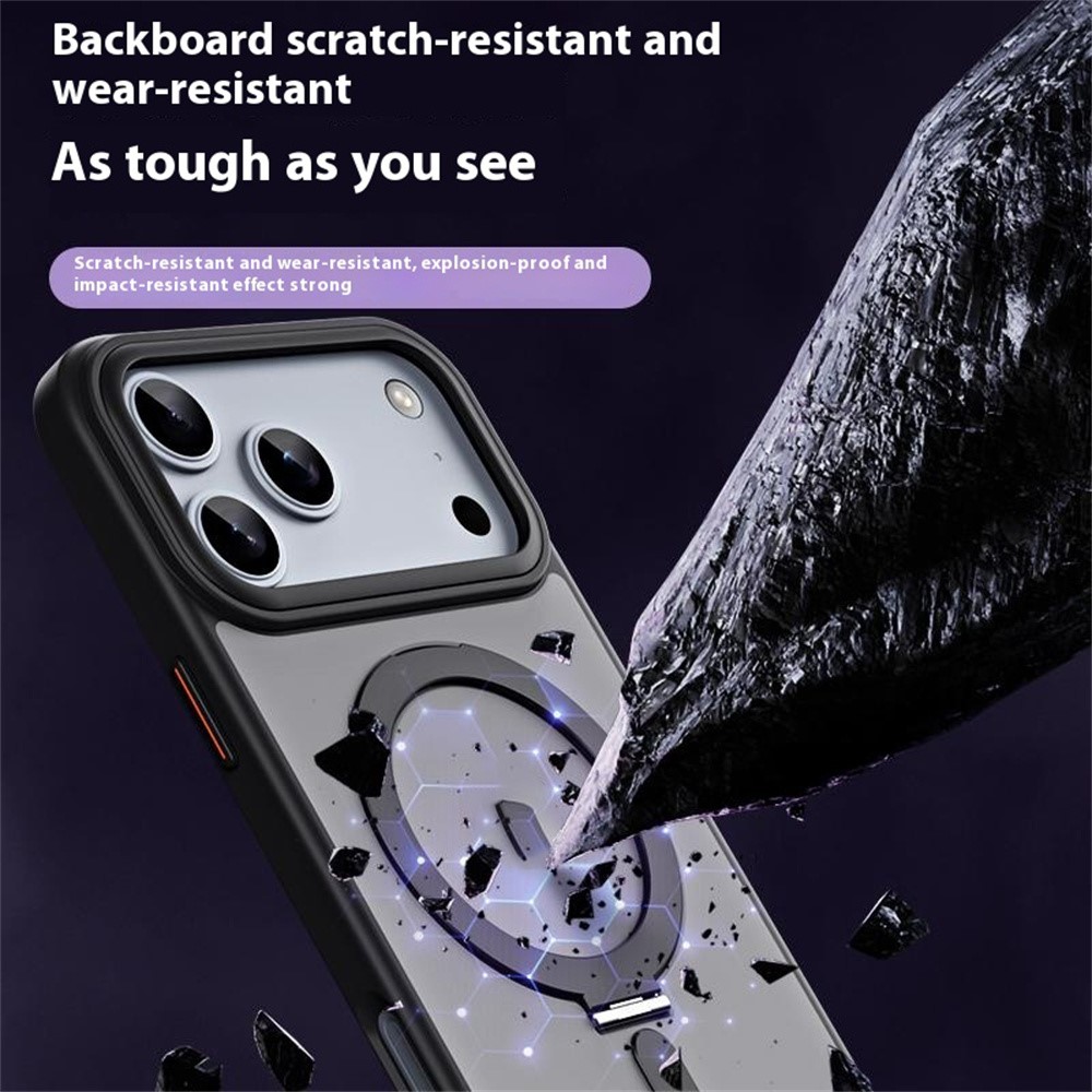 iPhone 17 Pro - Acrylic Metal Kickstand With MagSafe Black - 3