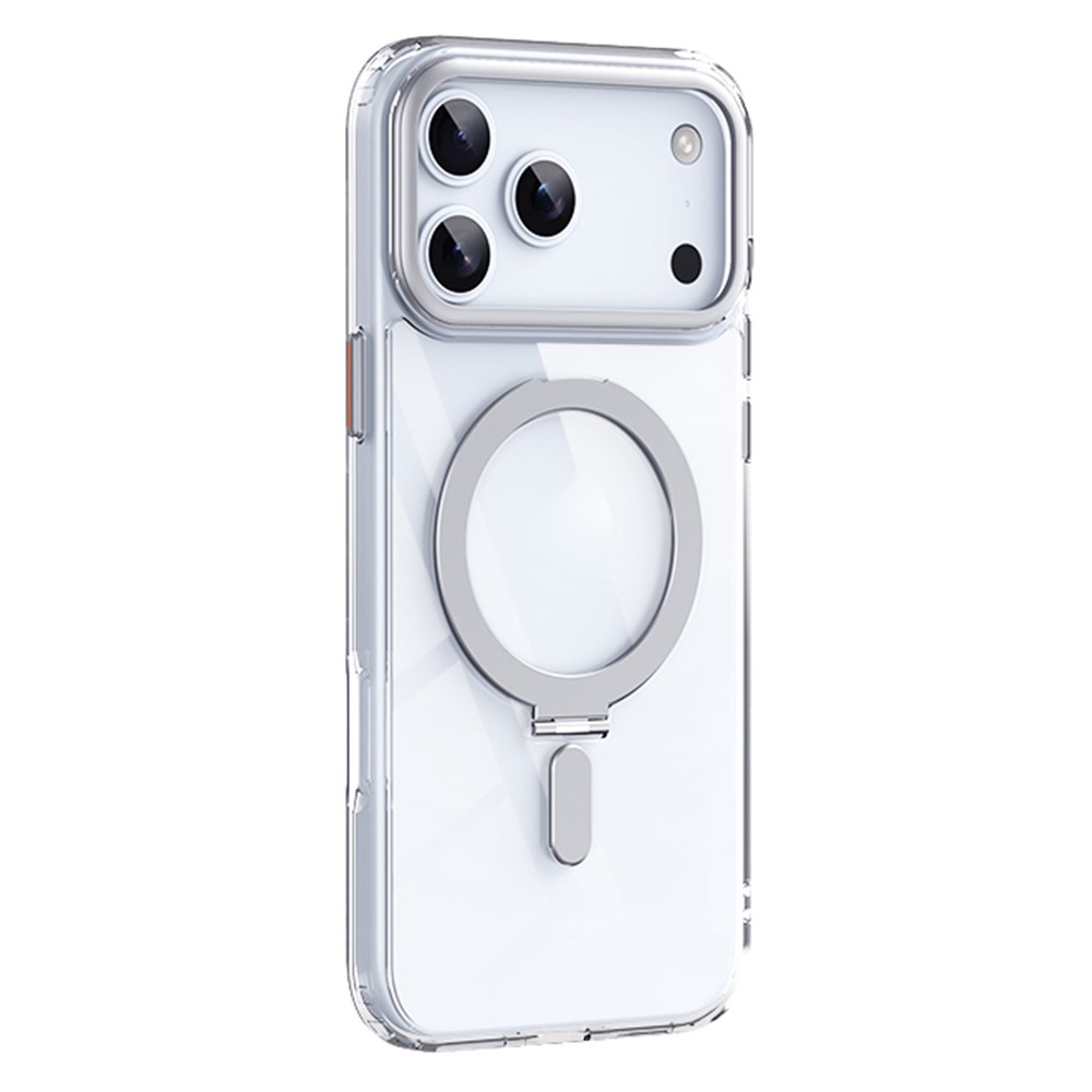 iPhone 17 Pro - Acrylic Metal Kickstand With MagSafe Silver - 2