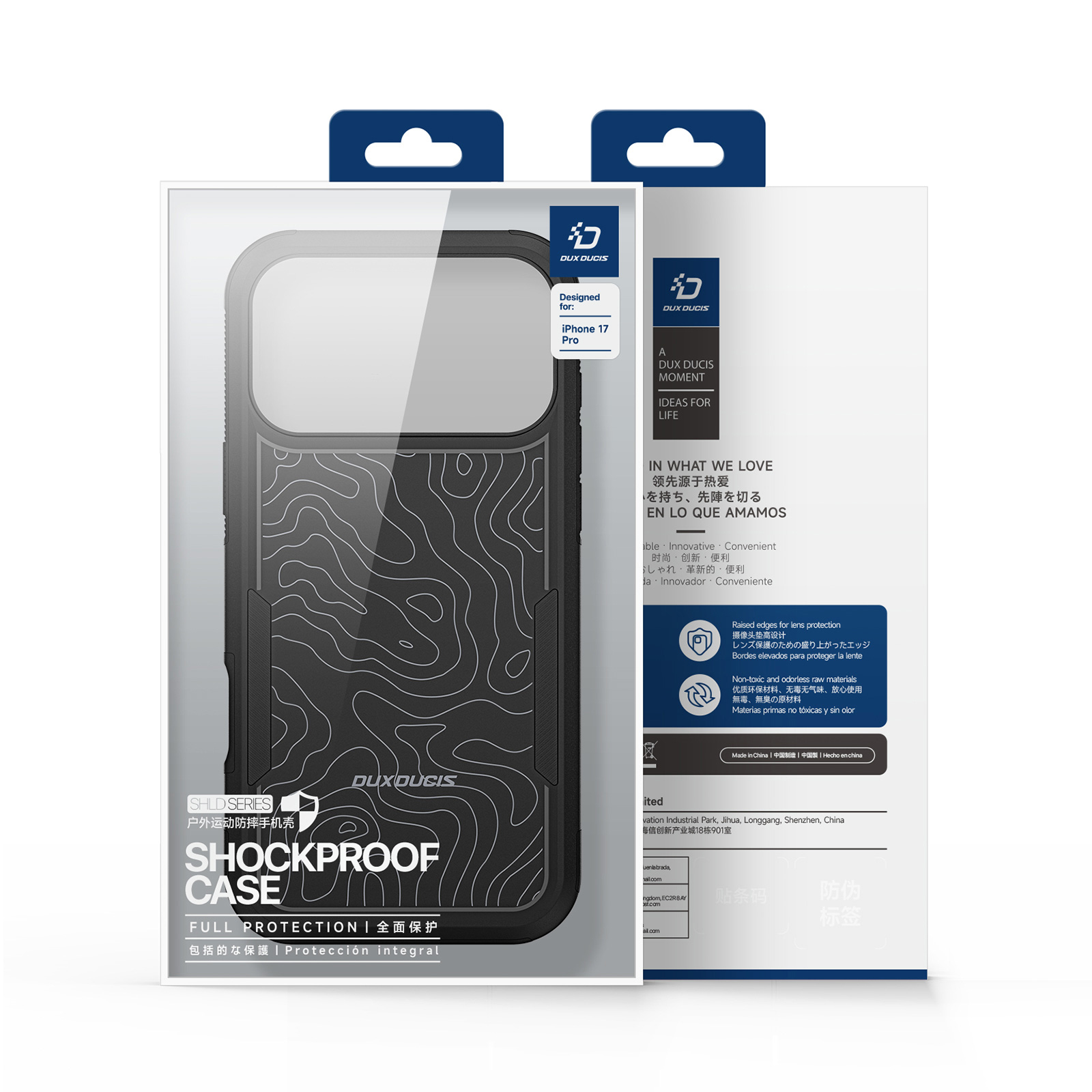 iPhone 17 Pro - DUX DUCIS Series 10FT Drop Protection Contour - 12