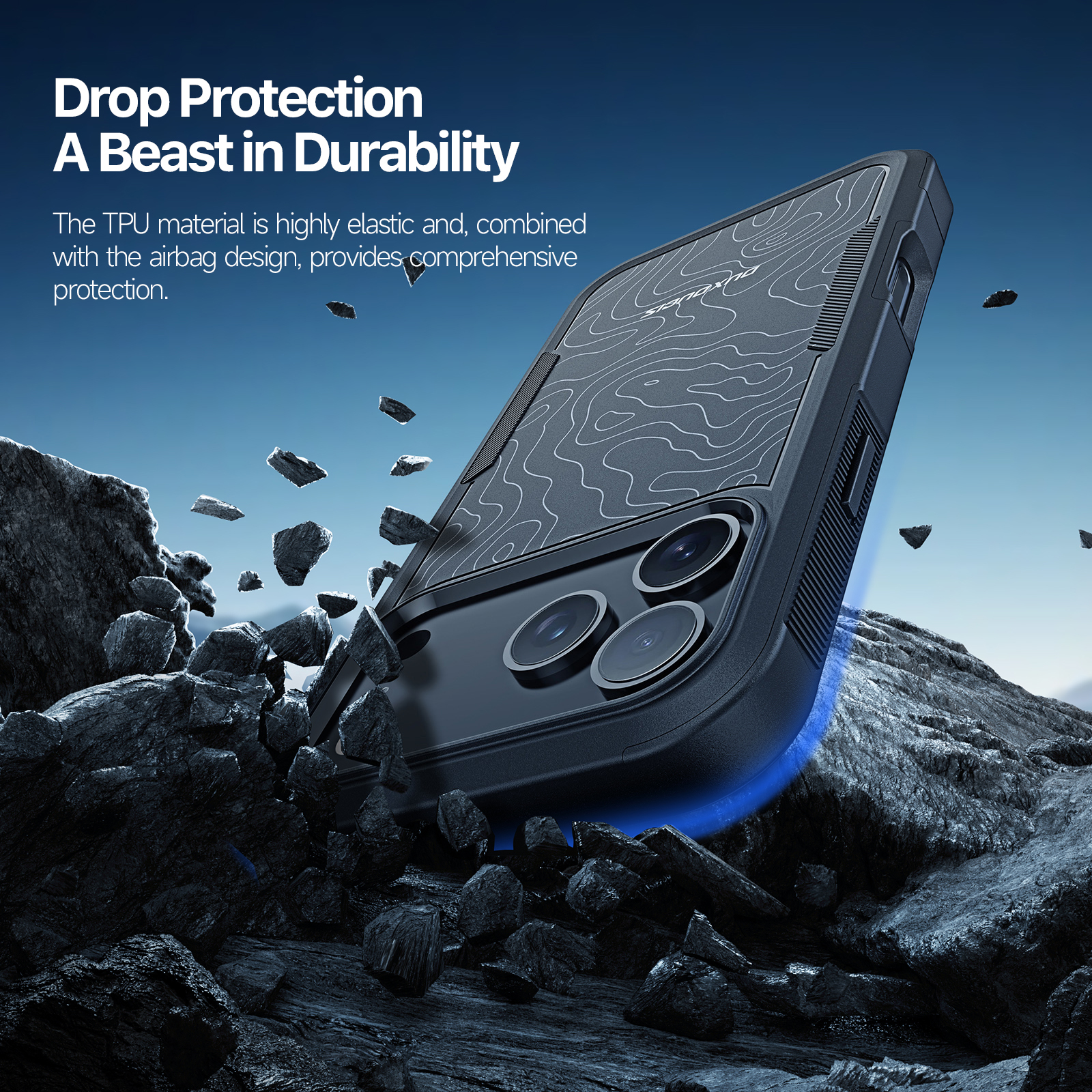 iPhone 17 Pro - DUX DUCIS Series 10FT Drop Protection Contour - 4
