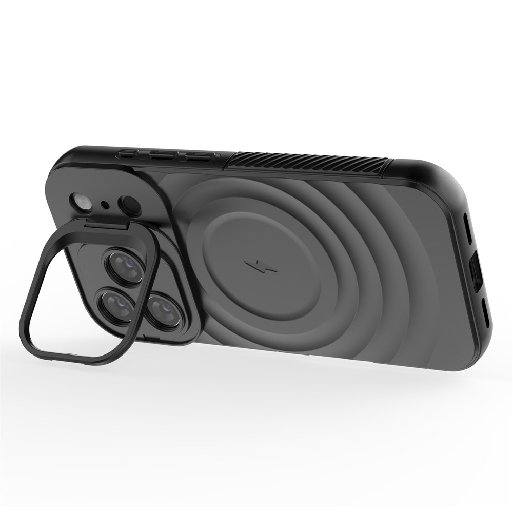 iPhone 17 Pro - Kickstand Ripple Texture Blue - 5