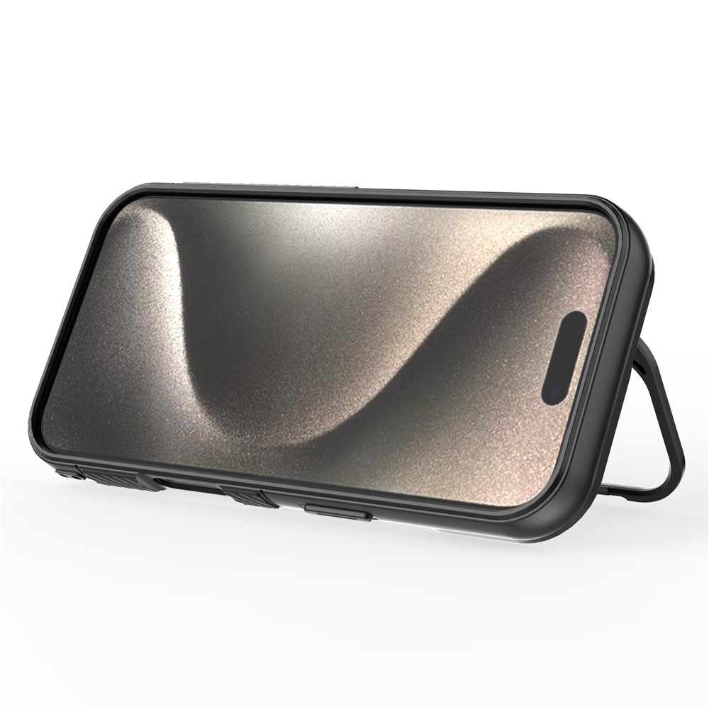 iPhone 17 Pro - Kickstand Ripple Texture Blue - 6