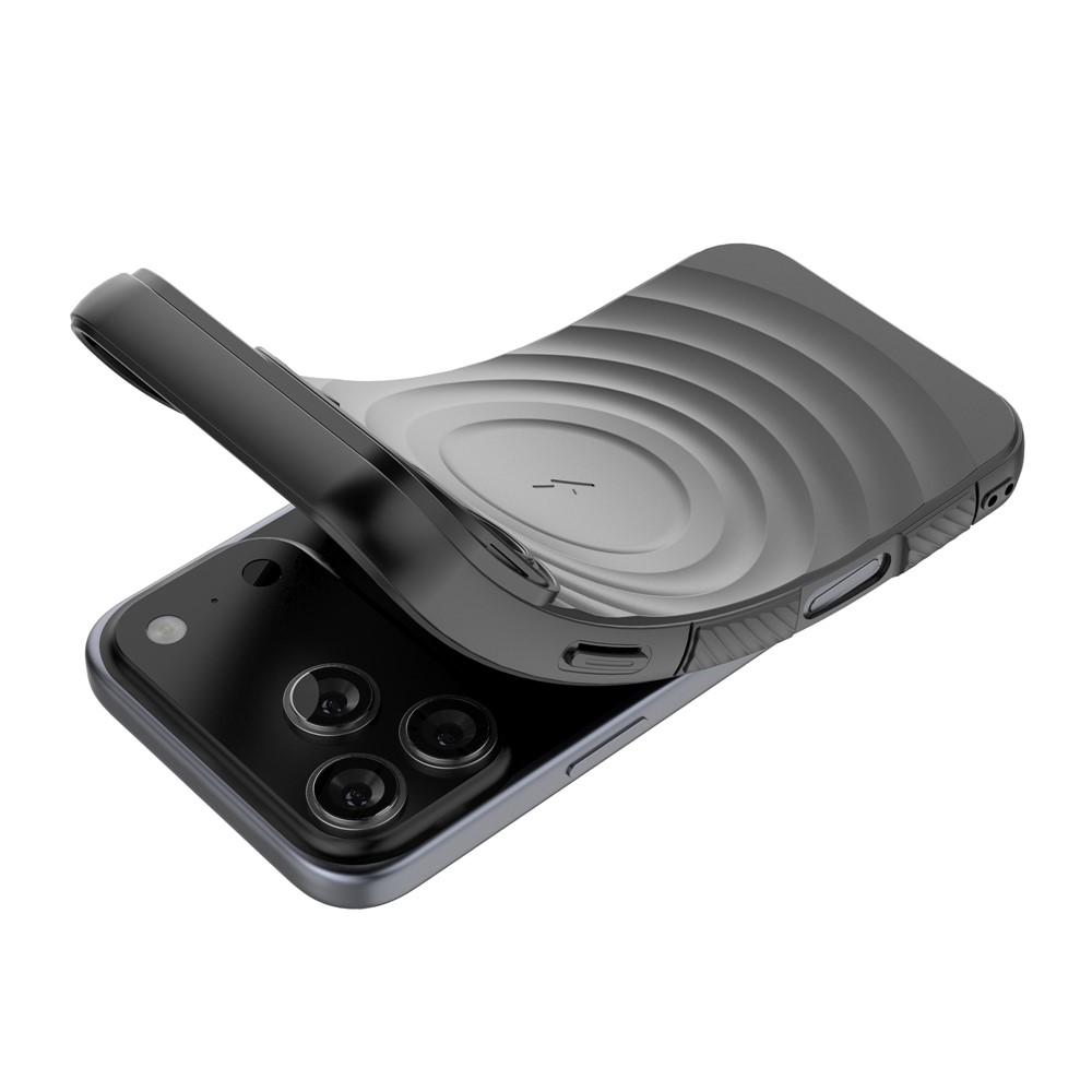 iPhone 17 Pro - Kickstand Ripple Texture Blue - 8
