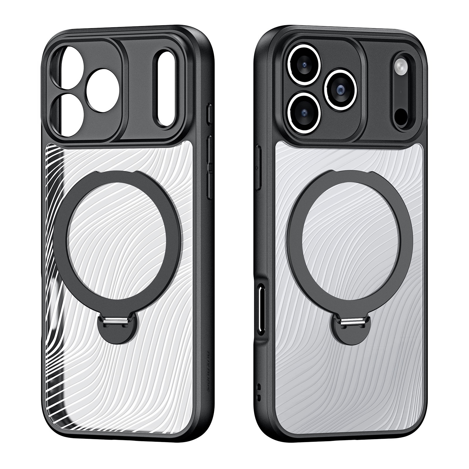 iPhone 17 Pro Max - DUX DUCIS Series Aimo Whit MagSafe Reach Certification Black - 2