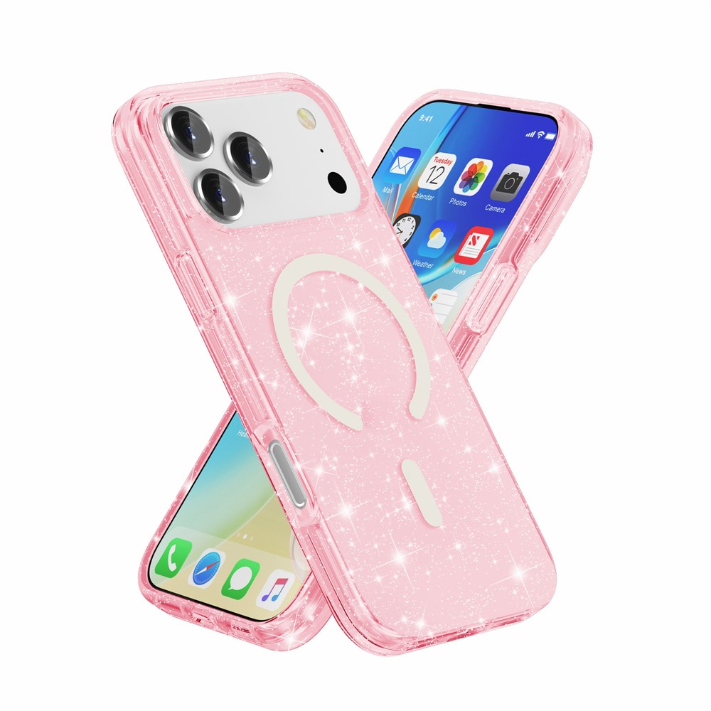 iPhone 17 Pro Max - Glitter Powder With MagSafe Pink - 2