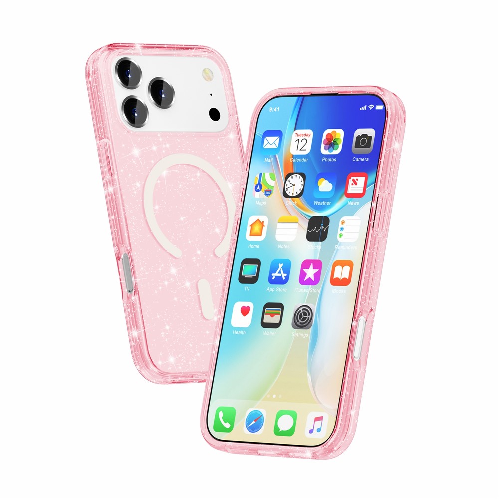 iPhone 17 Pro Max - Glitter Powder With MagSafe Pink - 3