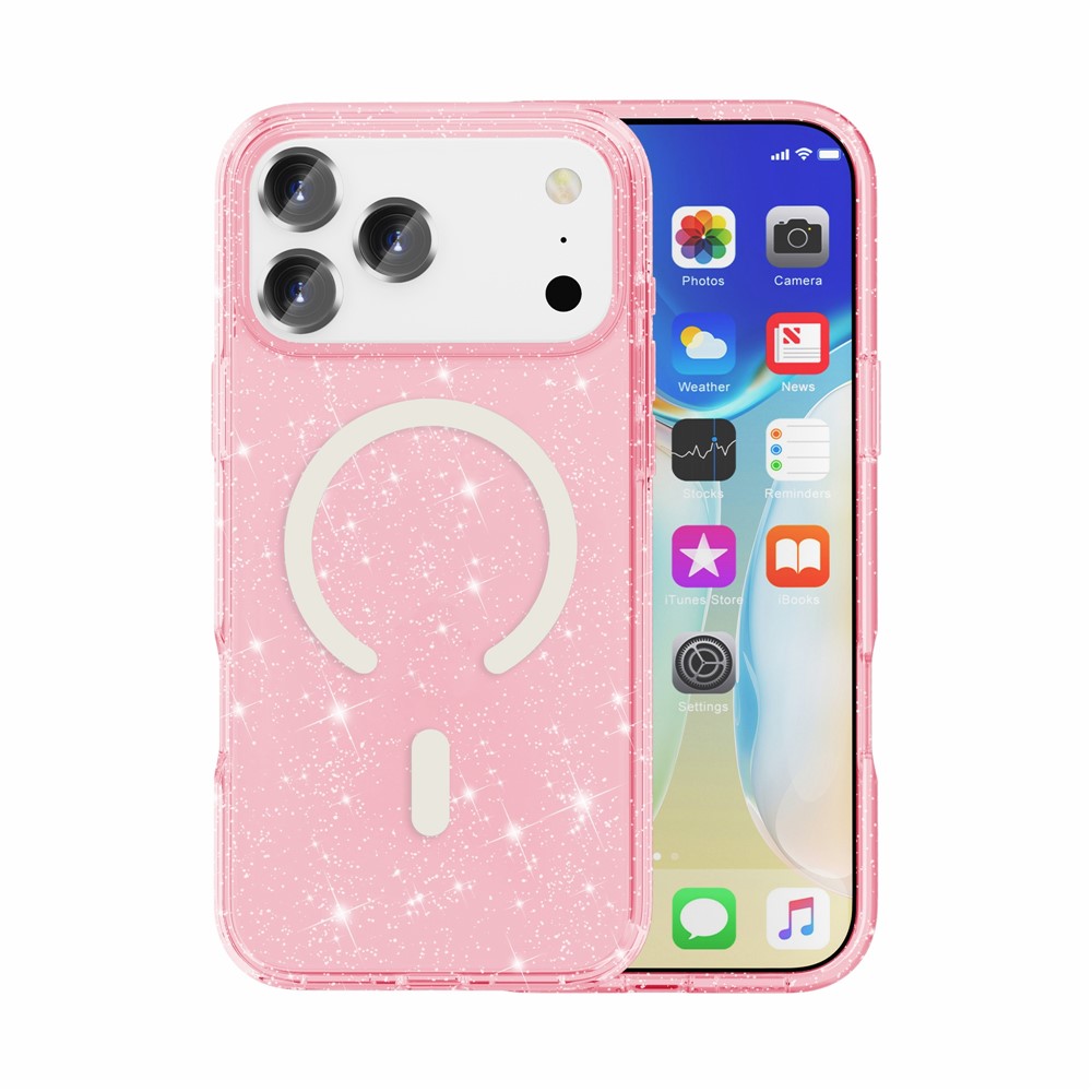 iPhone 17 Pro Max - Glitter Powder With MagSafe Pink - 5