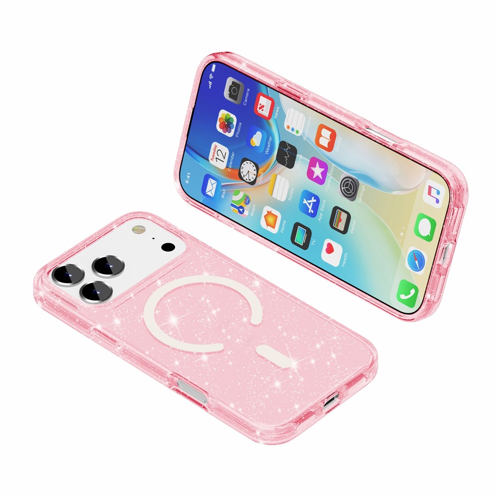 iPhone 17 Pro Max - Glitter Powder With MagSafe Pink - 7