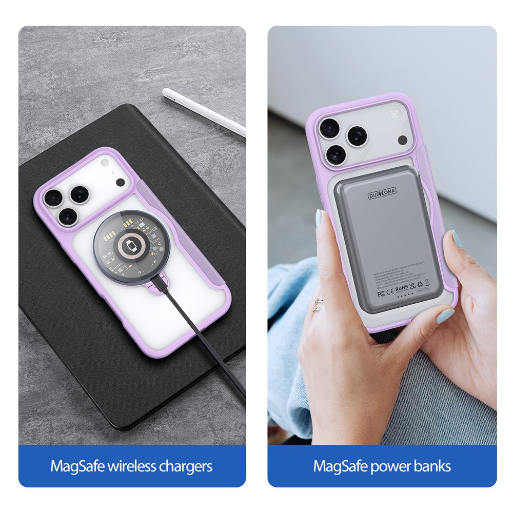 iPhone 17 Pro Max - DUX DUCIS Skin X Pro Series With MagSafe Purple - 3