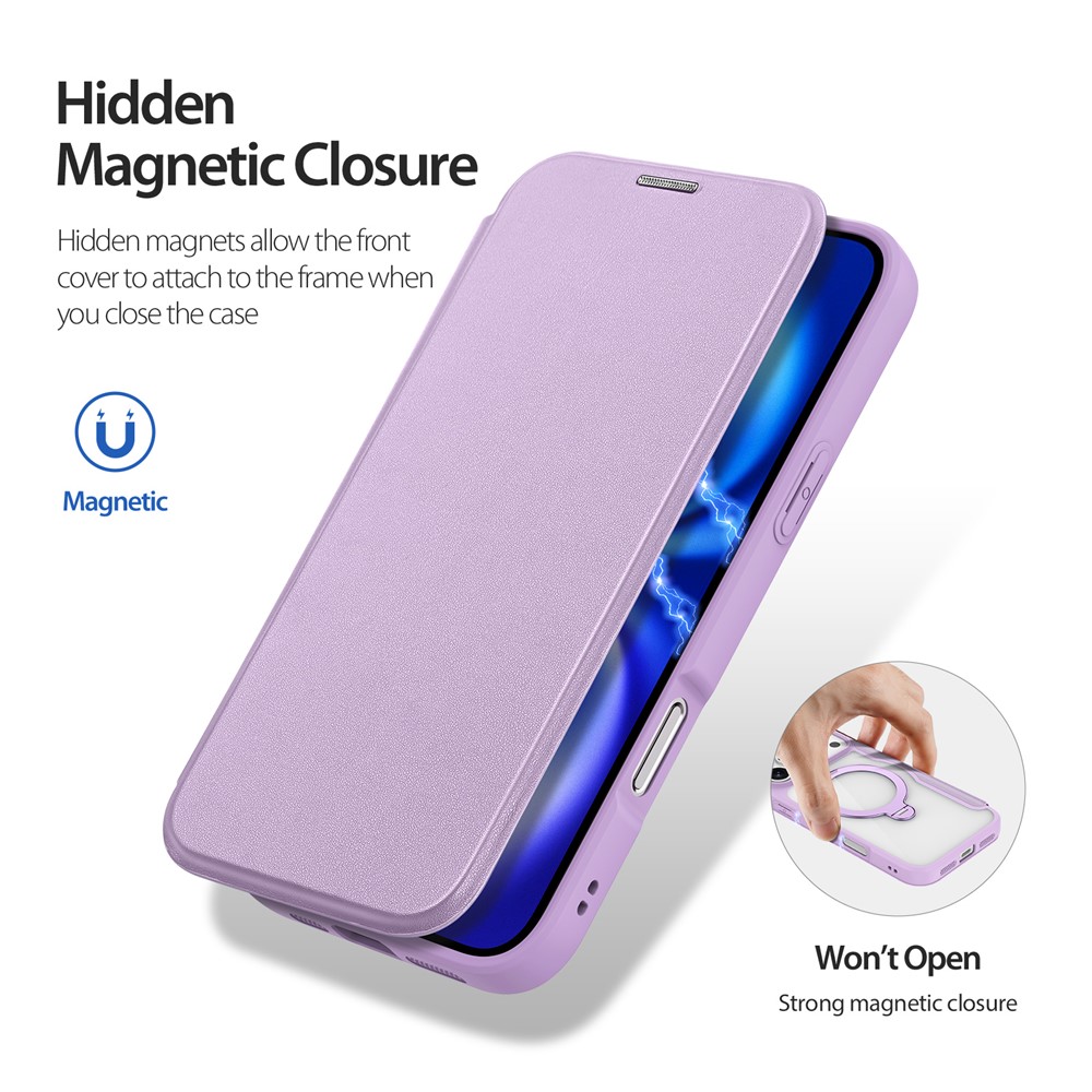 iPhone 17 Pro Max - DUX DUCIS Skin X Pro Series With MagSafe Purple - 6