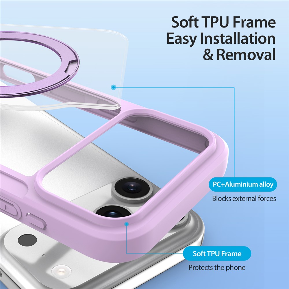 iPhone 17 Pro Max - DUX DUCIS Skin X Pro Series With MagSafe Purple - 9