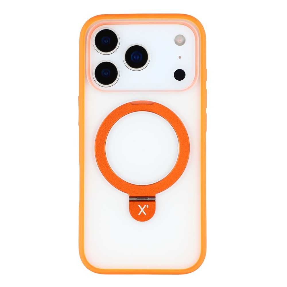 iPhone 17 Pro - X-LEVEL Metal Kickstand Orange - 3