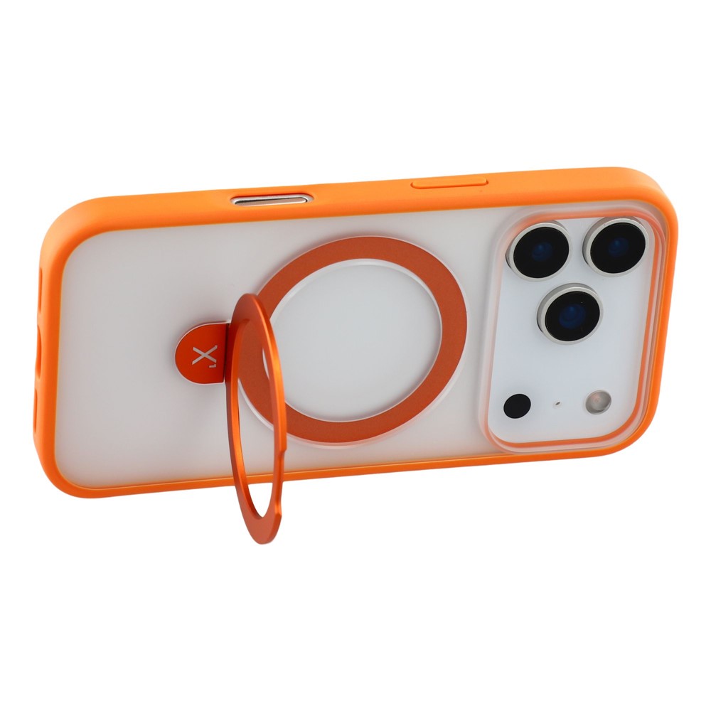 iPhone 17 Pro - X-LEVEL Metal Kickstand Orange - 5