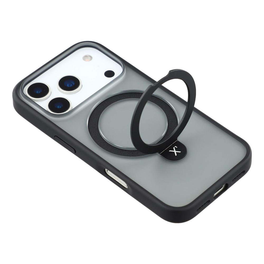 iPhone 17 Pro - X-LEVEL Metal Kickstand Black - 6