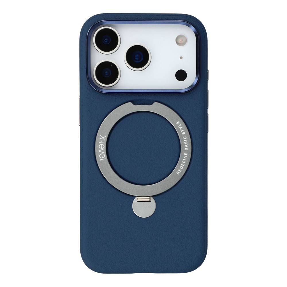 iPhone 17 Pro - X-LEVEL Kickstand Magnetic Case Blue - 3