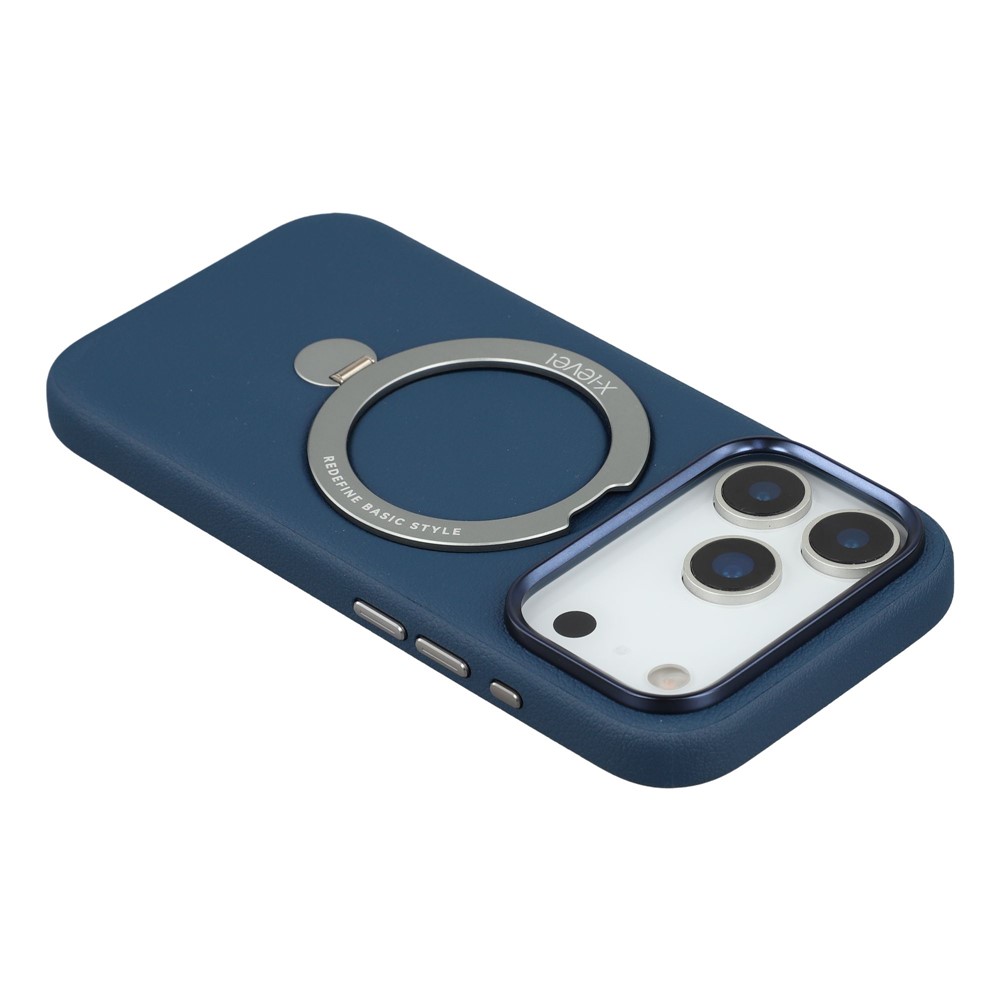 iPhone 17 Pro - X-LEVEL Kickstand Magnetic Case Blue - 6