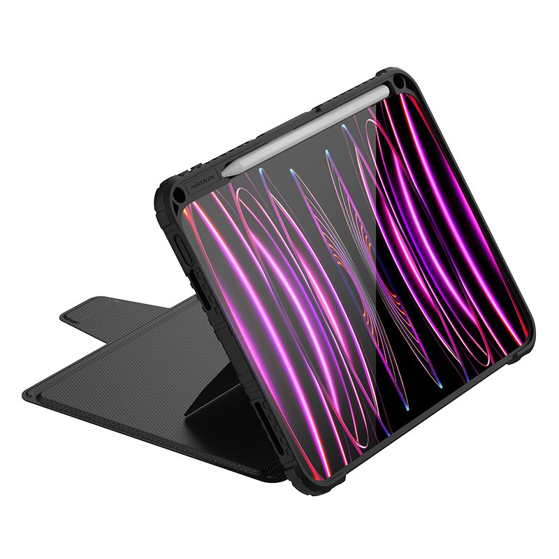 iPad 11 (A16) 2025 - NILLKIN Bumper Combo Keyboard Case Magnetic Black - 5
