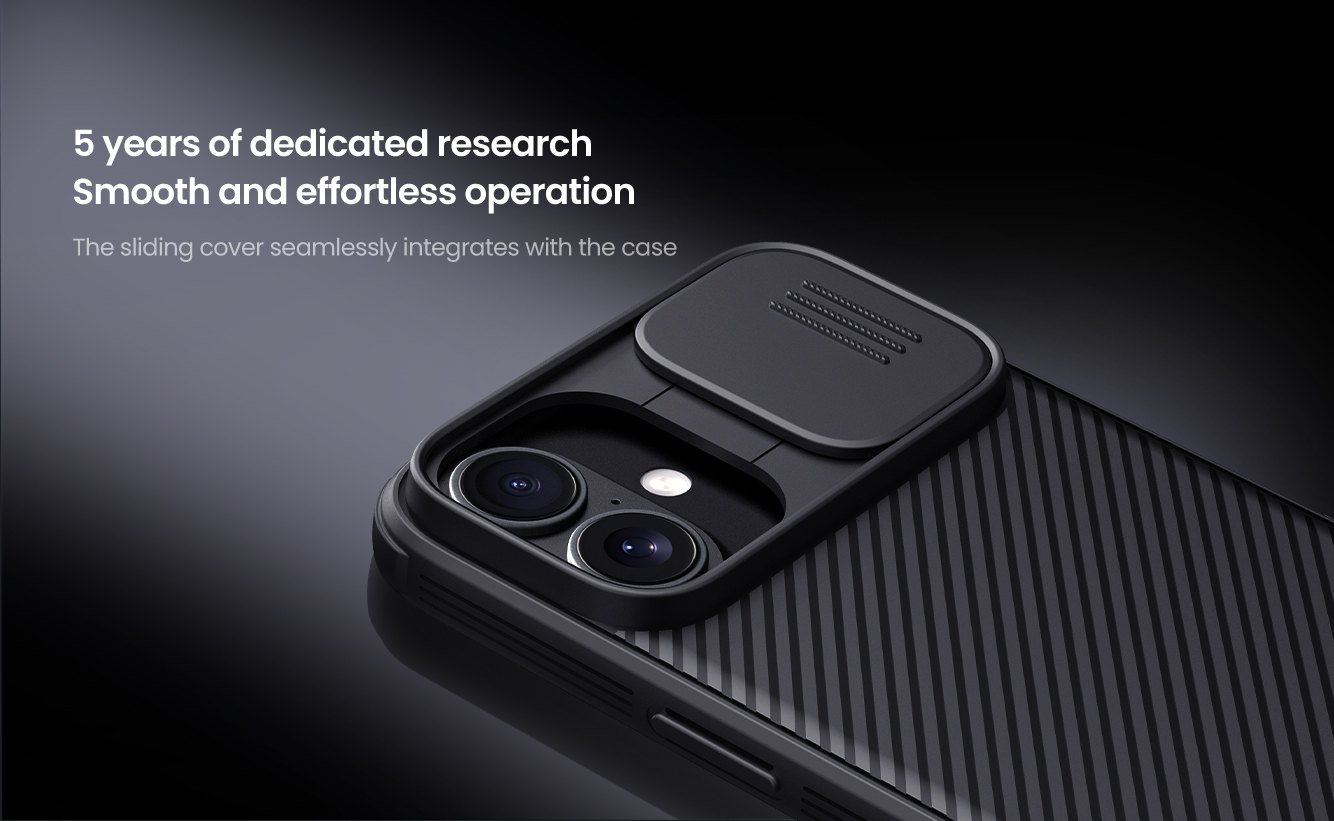 iPhone 16 - NILLKIN CamShield Pro Black - 4