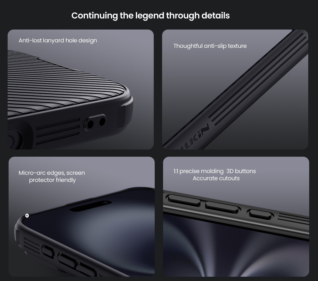 iPhone 16 - NILLKIN CamShield Pro Black - 7