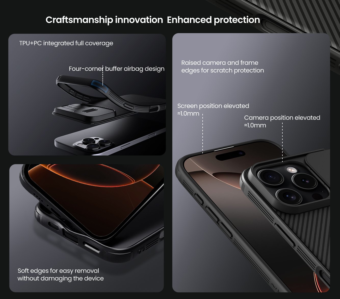 iPhone 16 Pro - NILLKIN CamShield Pro Black - 5