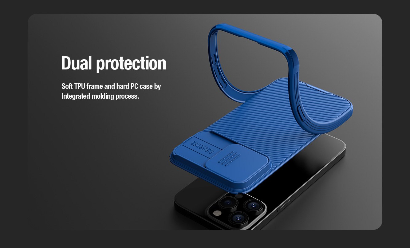 iPhone 15 Pro - NILLKIN CamShield Pro Blue - 4