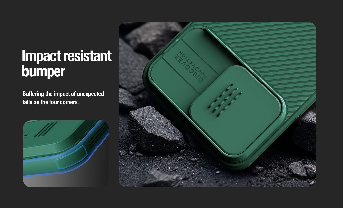 iPhone 15 Pro - NILLKIN CamShield Pro Blue - 5