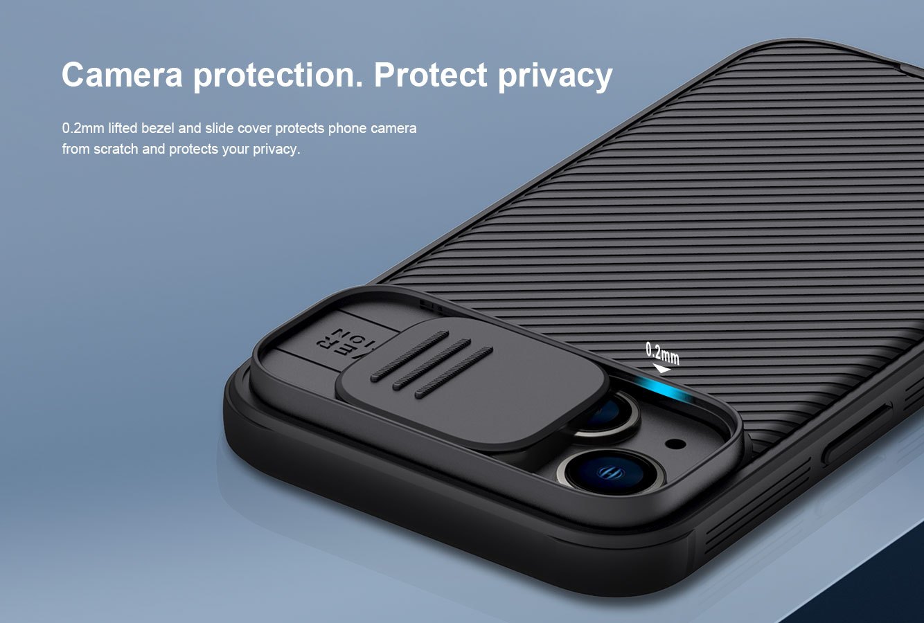 iPhone 13/14 - NILLKIN CamShield Pro Black - 3