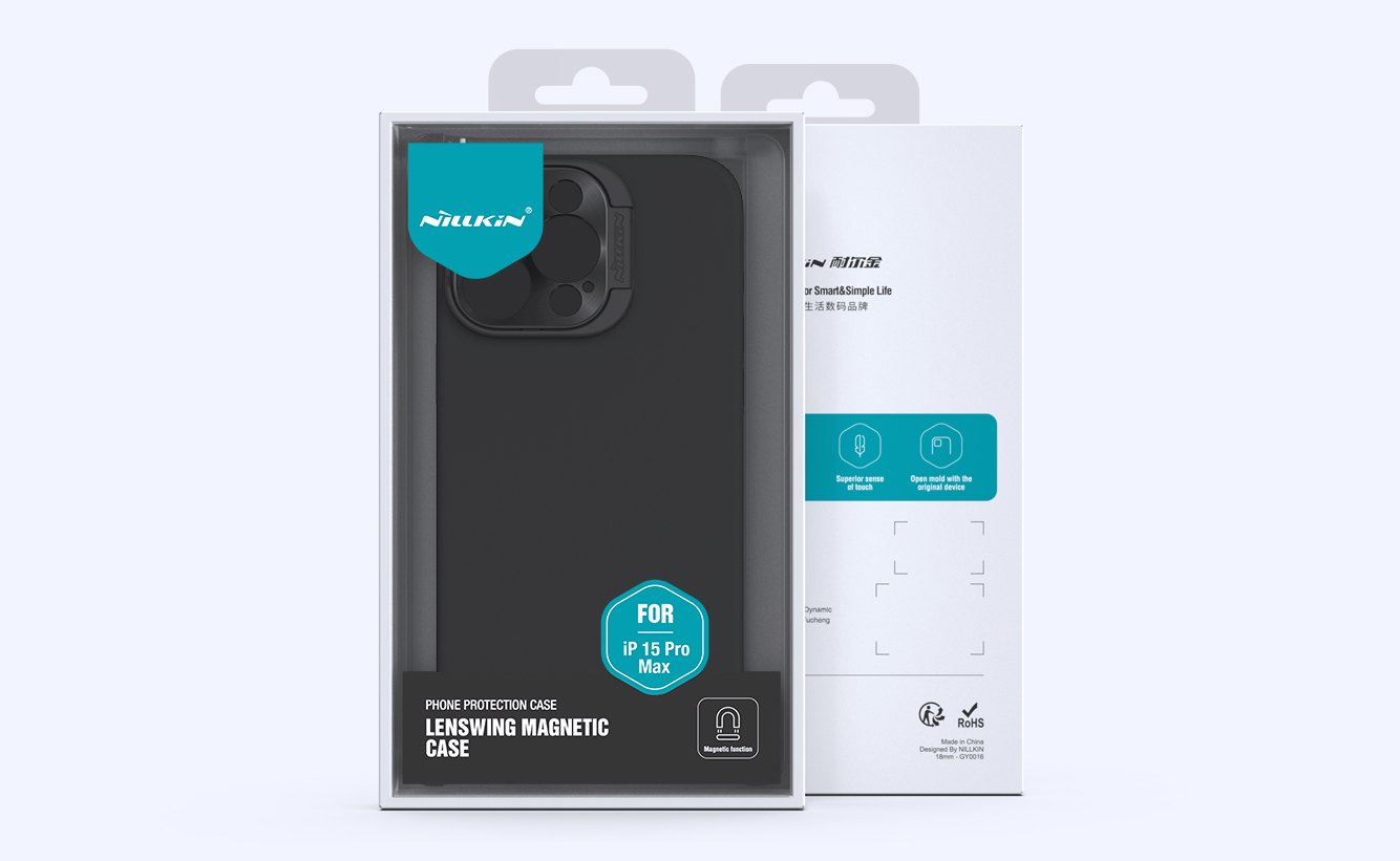 iPhone 15 Pro Max - NILLKIN Lens Wing Magnetic Deep Purple - 3