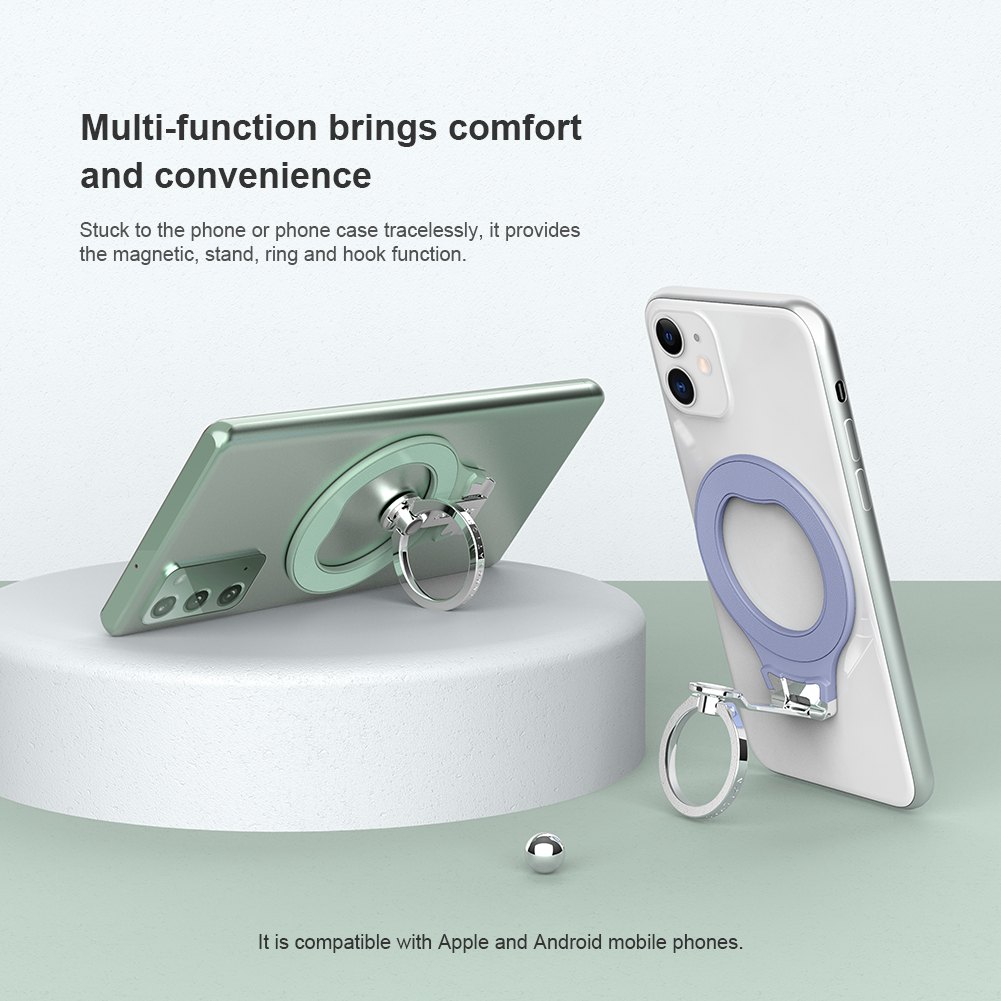 Ring Holder - NILLKIN SnapGrip Magnetic Mint Green - 6