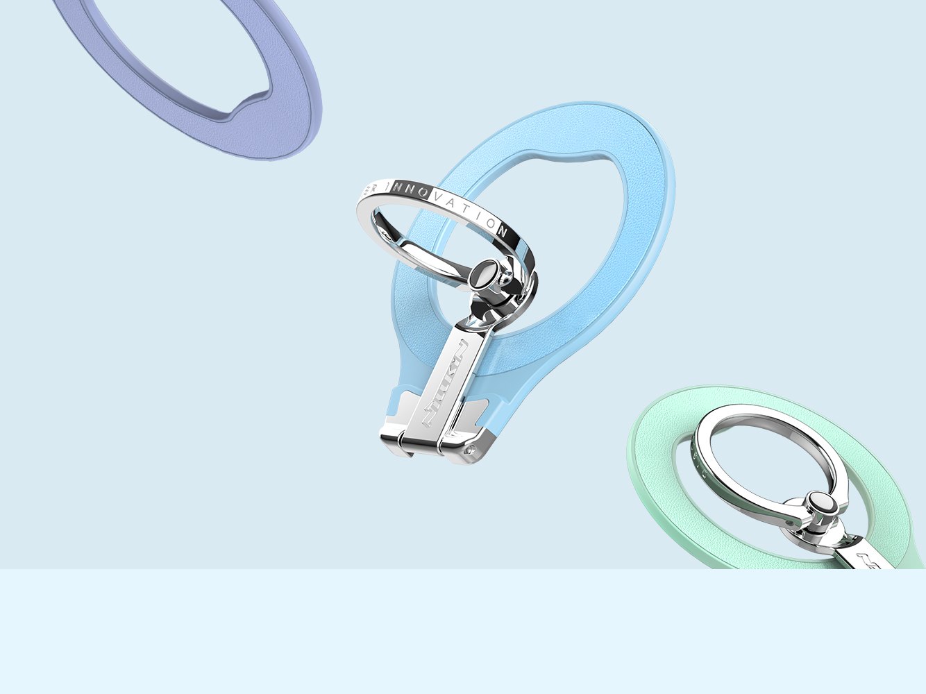 Ring Holder - NILLKIN SnapGrip Magnetic Lavender - 6
