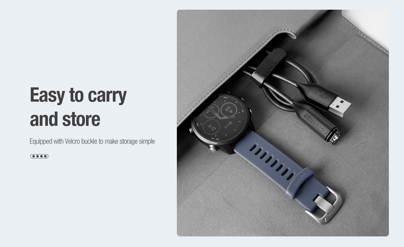 Cable Garmin - NILLKIN USB Black - 4