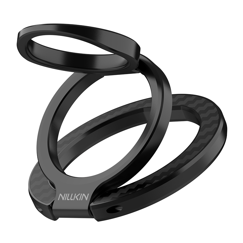 Ring Stand - NILLKIN FiberSnap Magnetic Black - 3