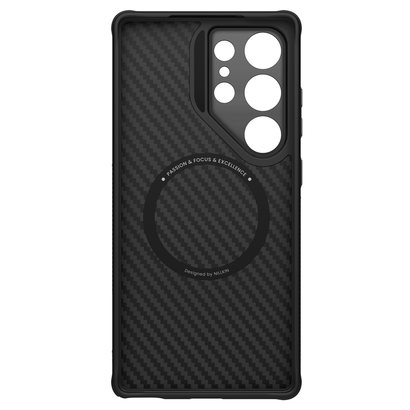 SS Gxy S25 Ultra - NILLKIN CarboProp Magnetic Case Black - 4