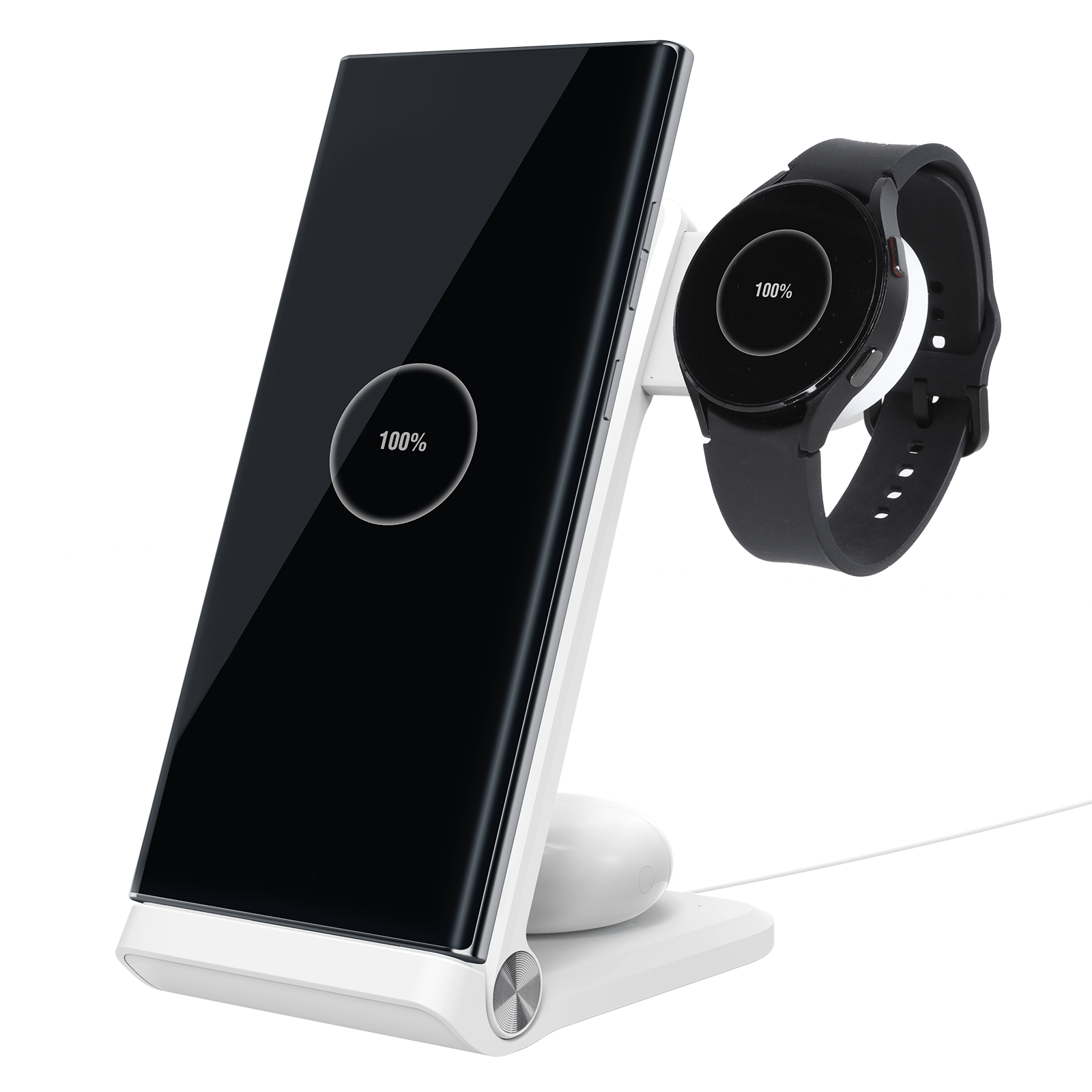Wireless Charger - NILLKIN PowerTrio 3-in-1 White